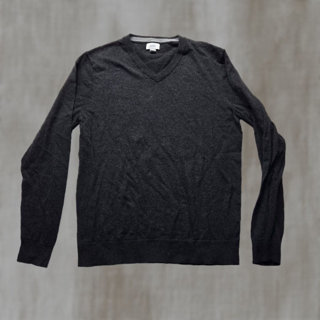 Old Navy VINTAGE Old Navy Gray Crew Neck Cotton Blend Pullover Sweater Adult Large 90s Mens Size US L / EU 52-54 / 3 - 1 Thumbnail