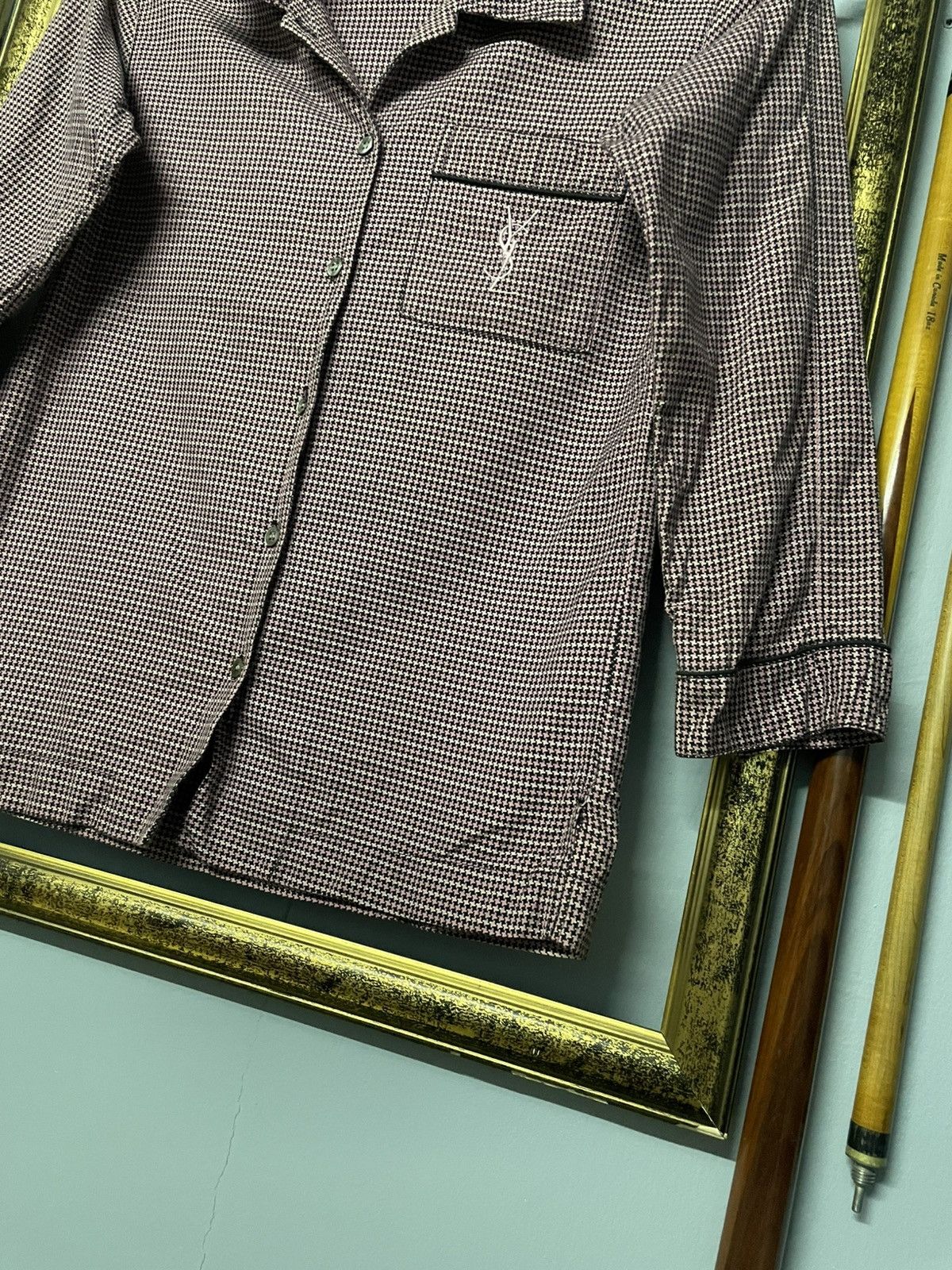 Yves Saint Laurent Vintage Yves Saint Laurent Pajam Style Cut Distressed Design Size US M / EU 48-50 / 2 - 4 Thumbnail