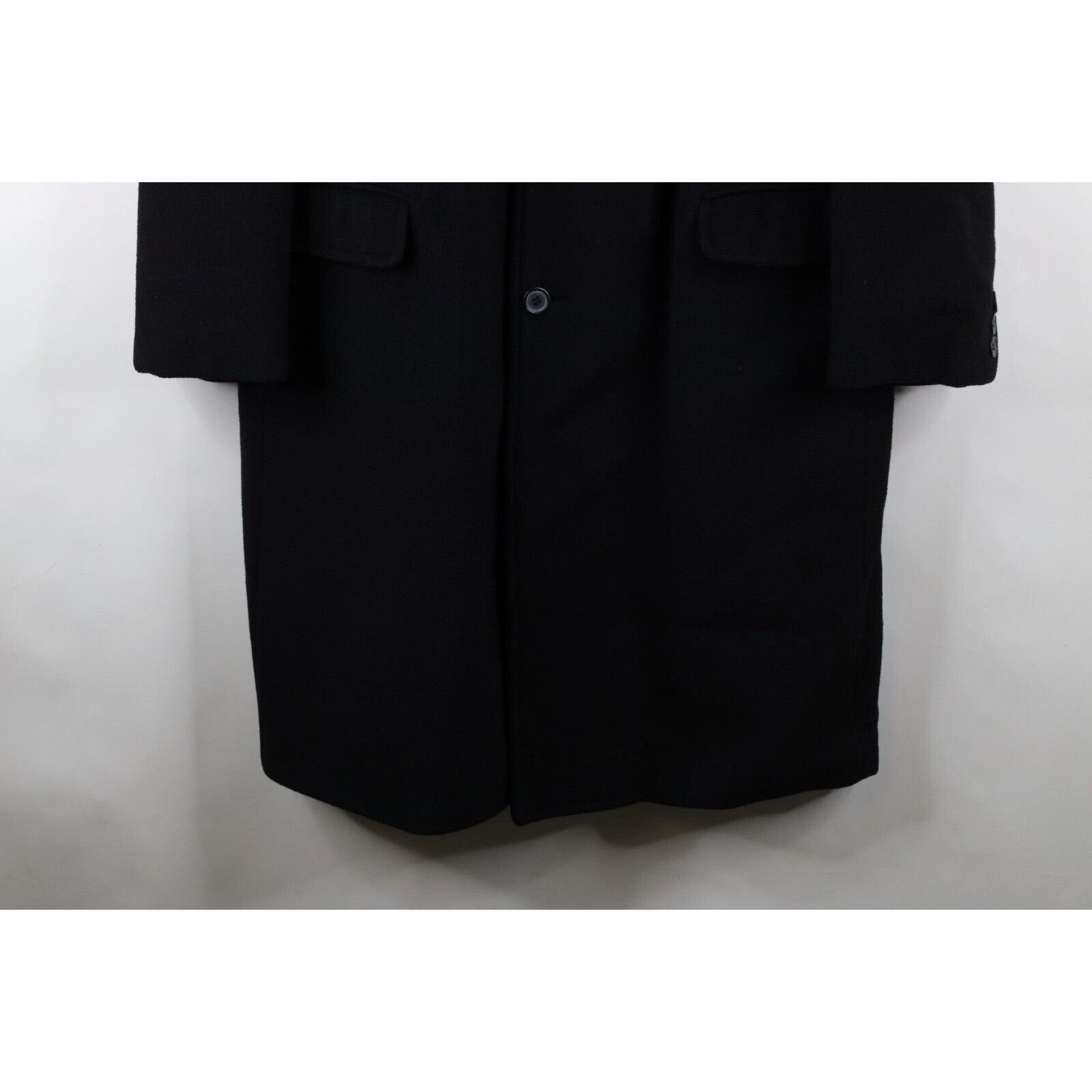 Vintage Vintage 90s Streetwear Cashmere Wool Blend Heavy Overcoat Size US XL / EU 56 / 4 - 4 Thumbnail