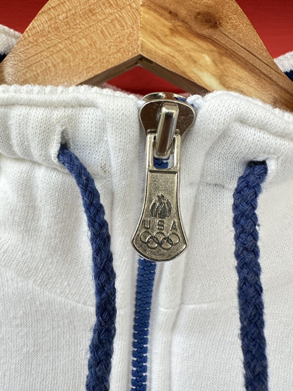USA Olympics Vintage 90s USA OLYMPIC by JC Penny Zipper Sweatshirt Size US M / EU 48-50 / 2 - 5 Thumbnail
