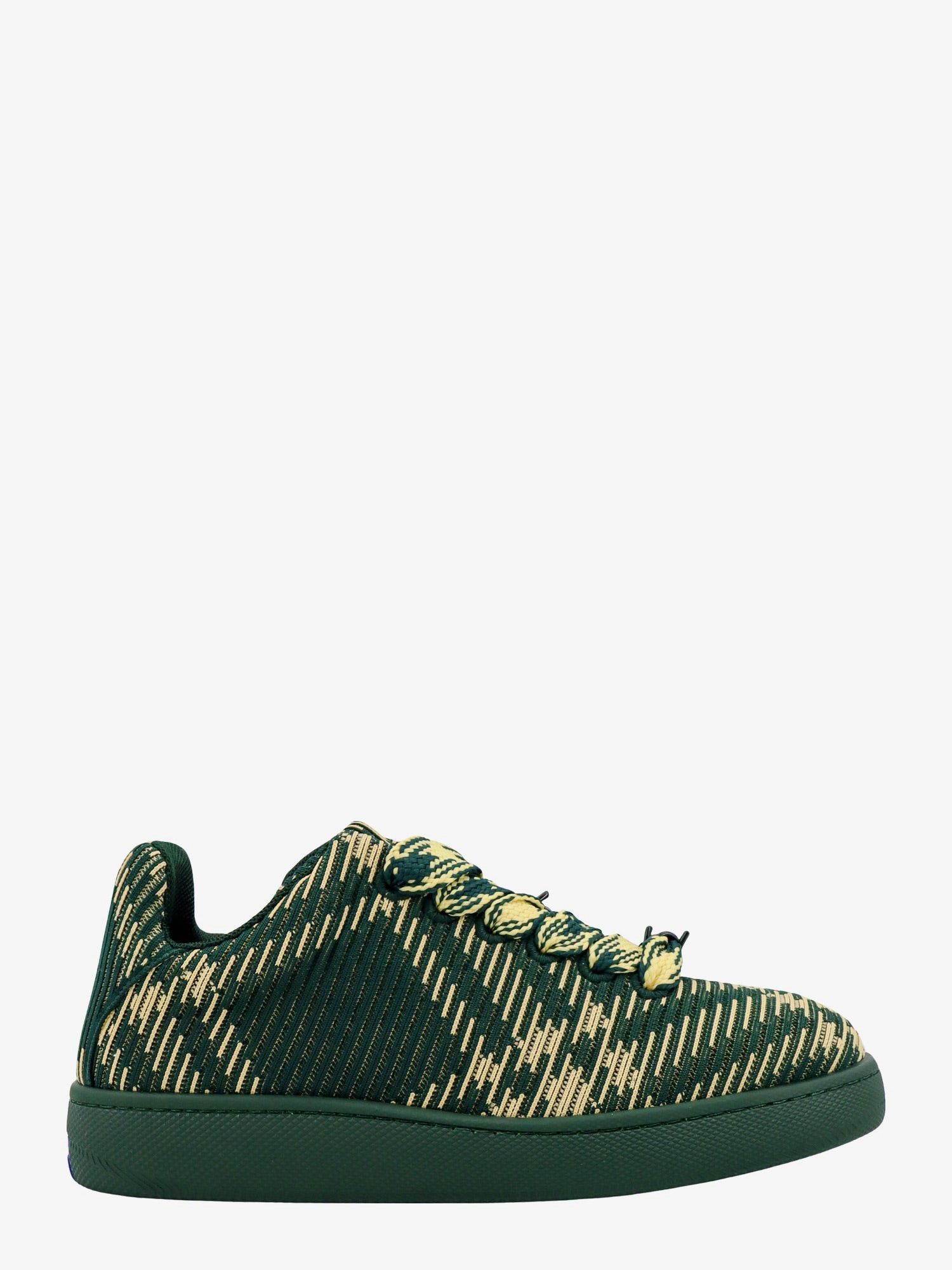 image of Burberry Box Man Green Sneakers, Men's (Size 9)