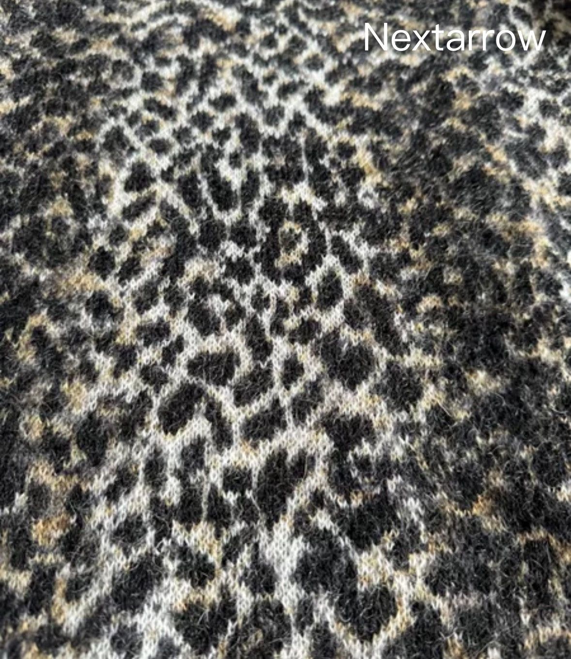 Saint Laurent Paris × Yves Saint Laurent Saint Laurent cat leopard print sweater2412-Nextarrow Size US M / EU 48-50 / 2 - 2 Thumbnail