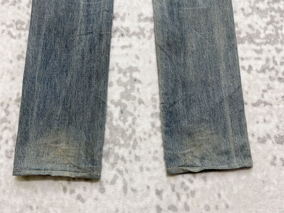 Schlussel Vintage Schlussel Y2K Grunge Distressed Denim Mud Wash Size US 30 / EU 46 - 15 Thumbnail