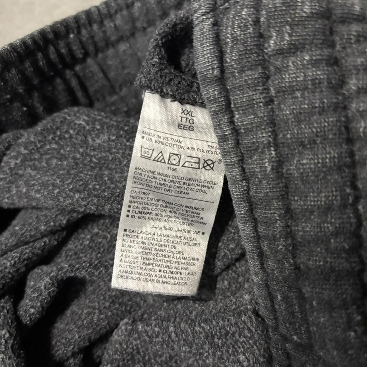 Japanese Brand × Vintage Crazy Vintage Y2K/2000s Baggy Dark Grey Loose Fit Skater Essential Sweatpants! Size US 36 / EU 52 - 7 Thumbnail
