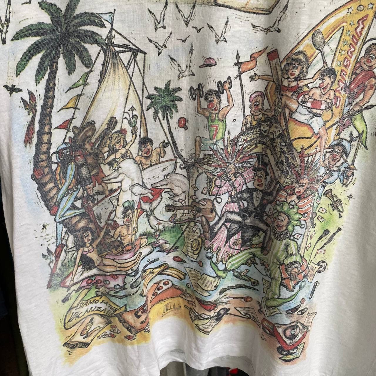 Vintage Vintage Art Graphic Big Logo Made in USA single stitch tee Size US L / EU 52-54 / 3 - 4 Thumbnail