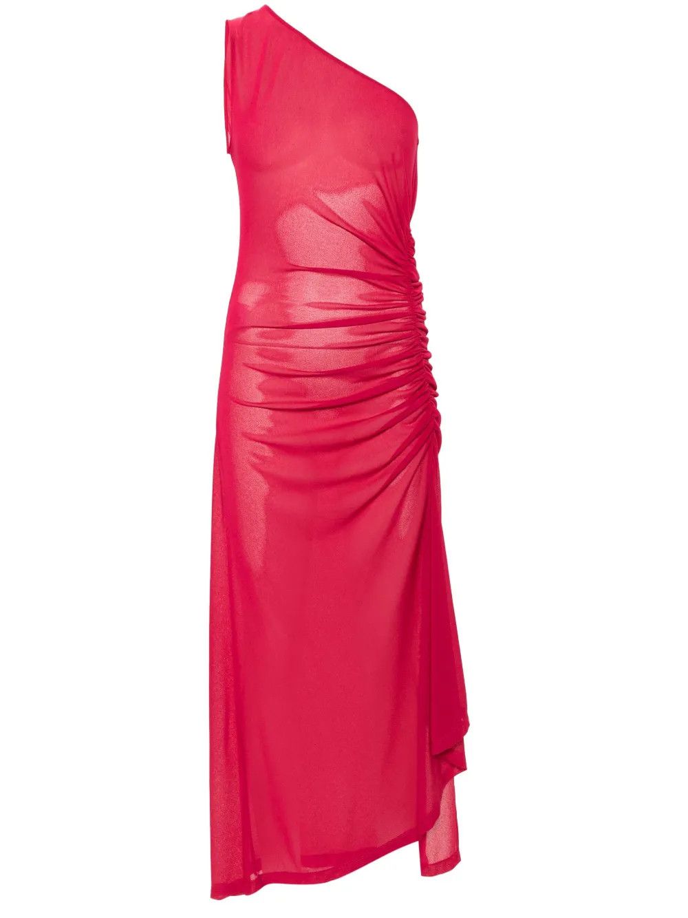 o1srvl11e0325 One-Shulder Dress in Pink