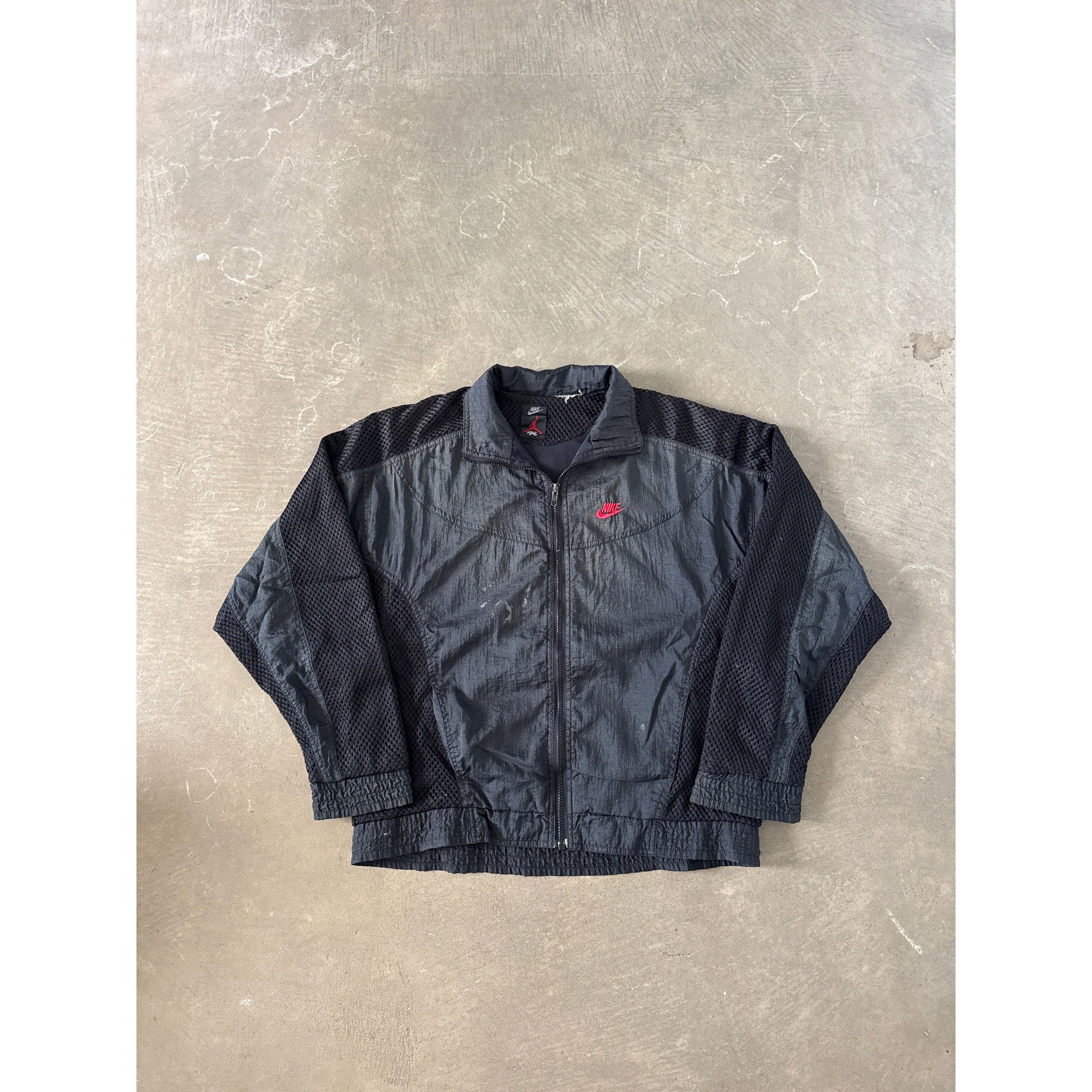 Nike Vintage 80s Nike Jordan Flight Track Jacket Size US XL / EU 56 / 4 - 1 Thumbnail