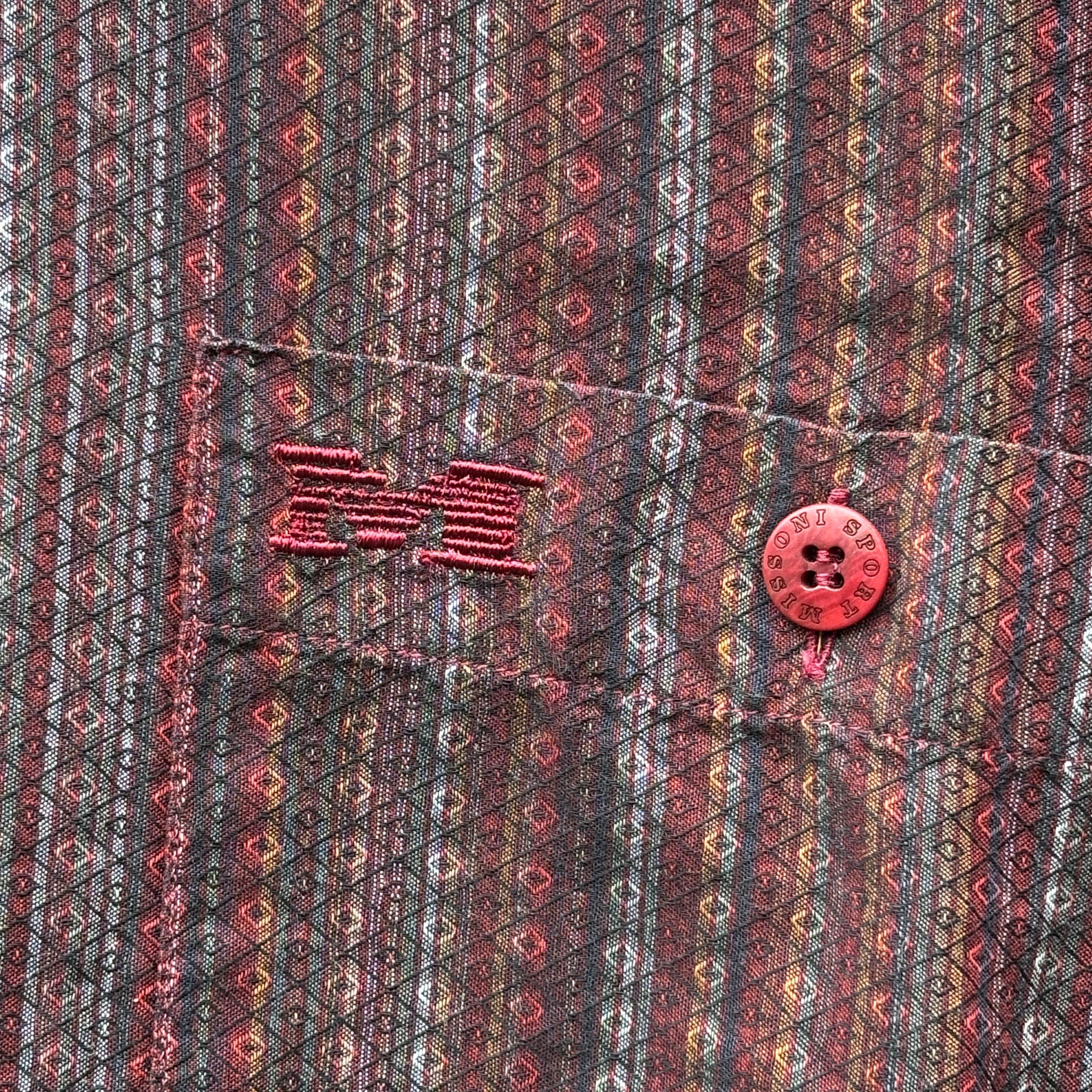 Missoni missoni sport vintage button up long sleeve shirt Size US S / EU 44-46 / 1 - 3 Thumbnail