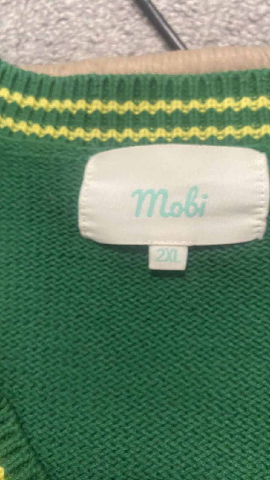 Vintage × YITAI Yitai X Mobi Vintage Cardigan Size US XXL / EU 58 / 5 - 4 Thumbnail