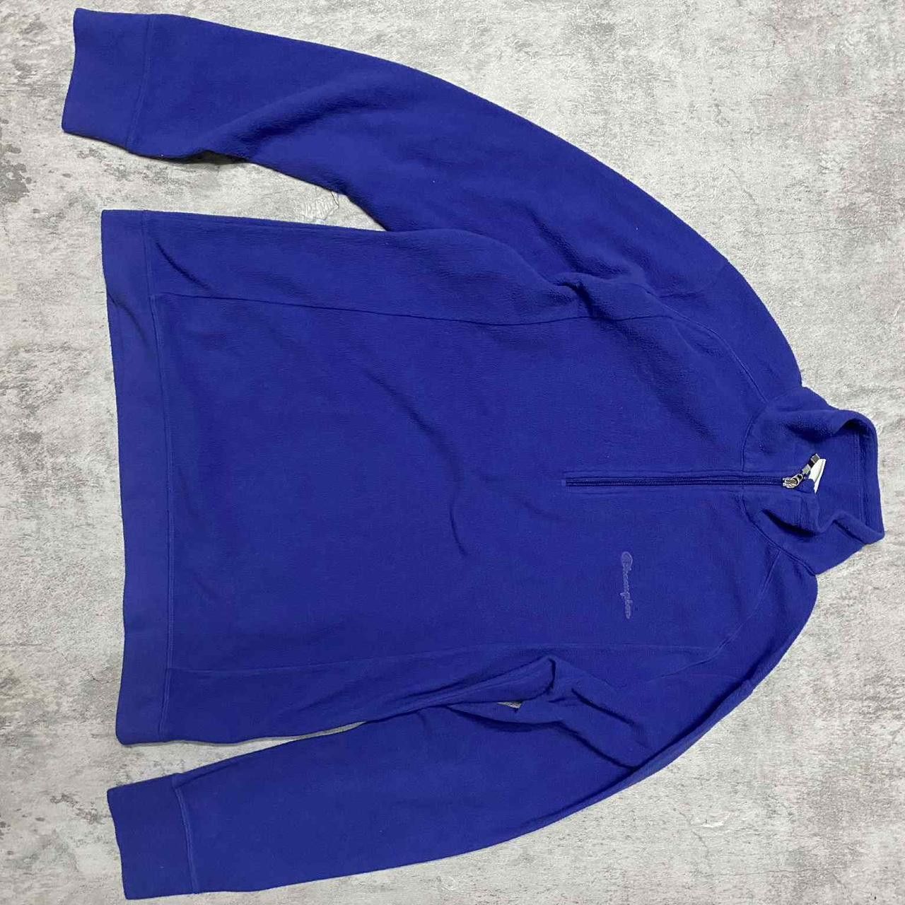 Champion Blue Champion quarter zip sweatshirt #sweatshirt Size US XL / EU 56 / 4 - 1 Thumbnail