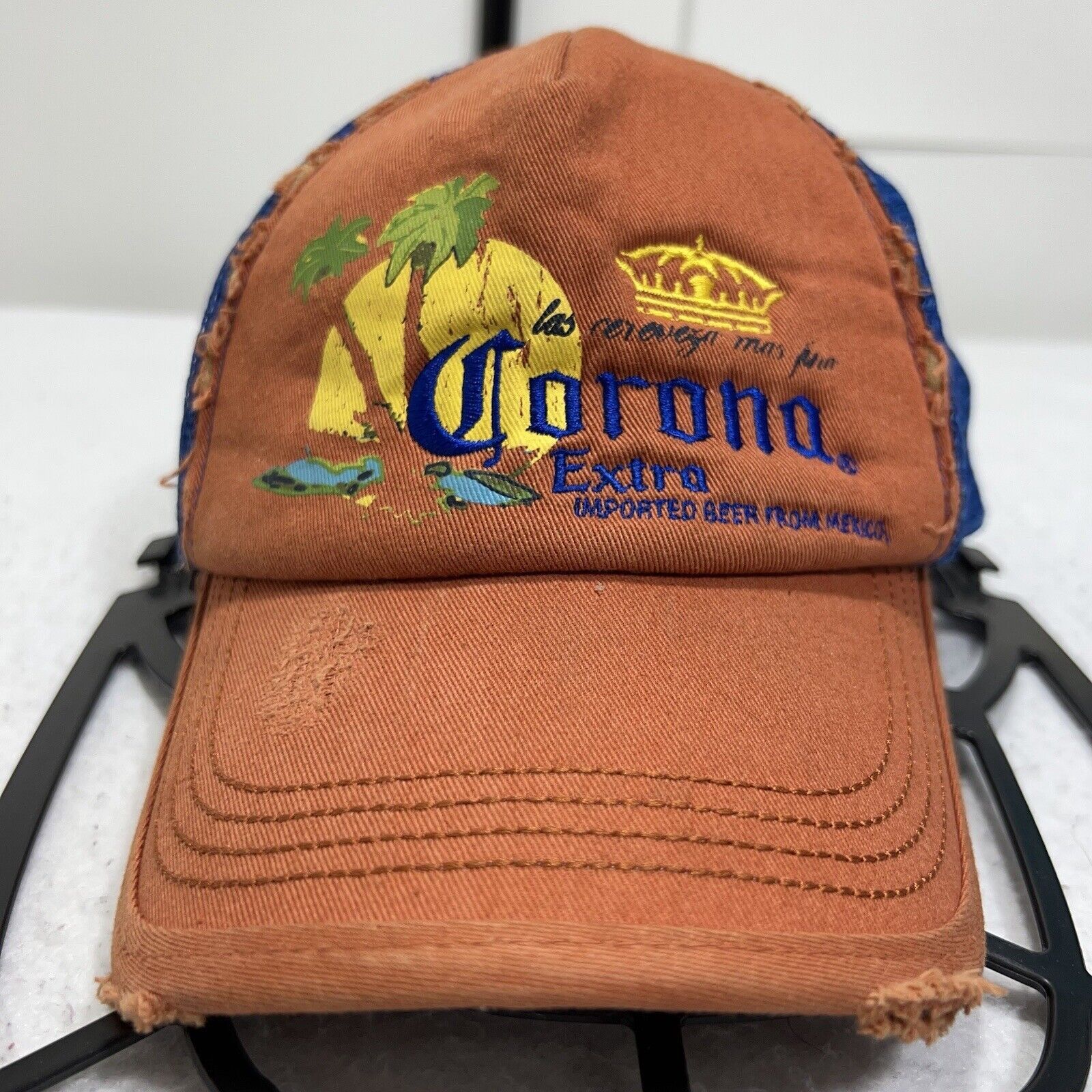 Vintage Corona Extra Beer Snapback Mesh Hat Bottle Opener Calhoun Size ONE SIZE - 2 Thumbnail