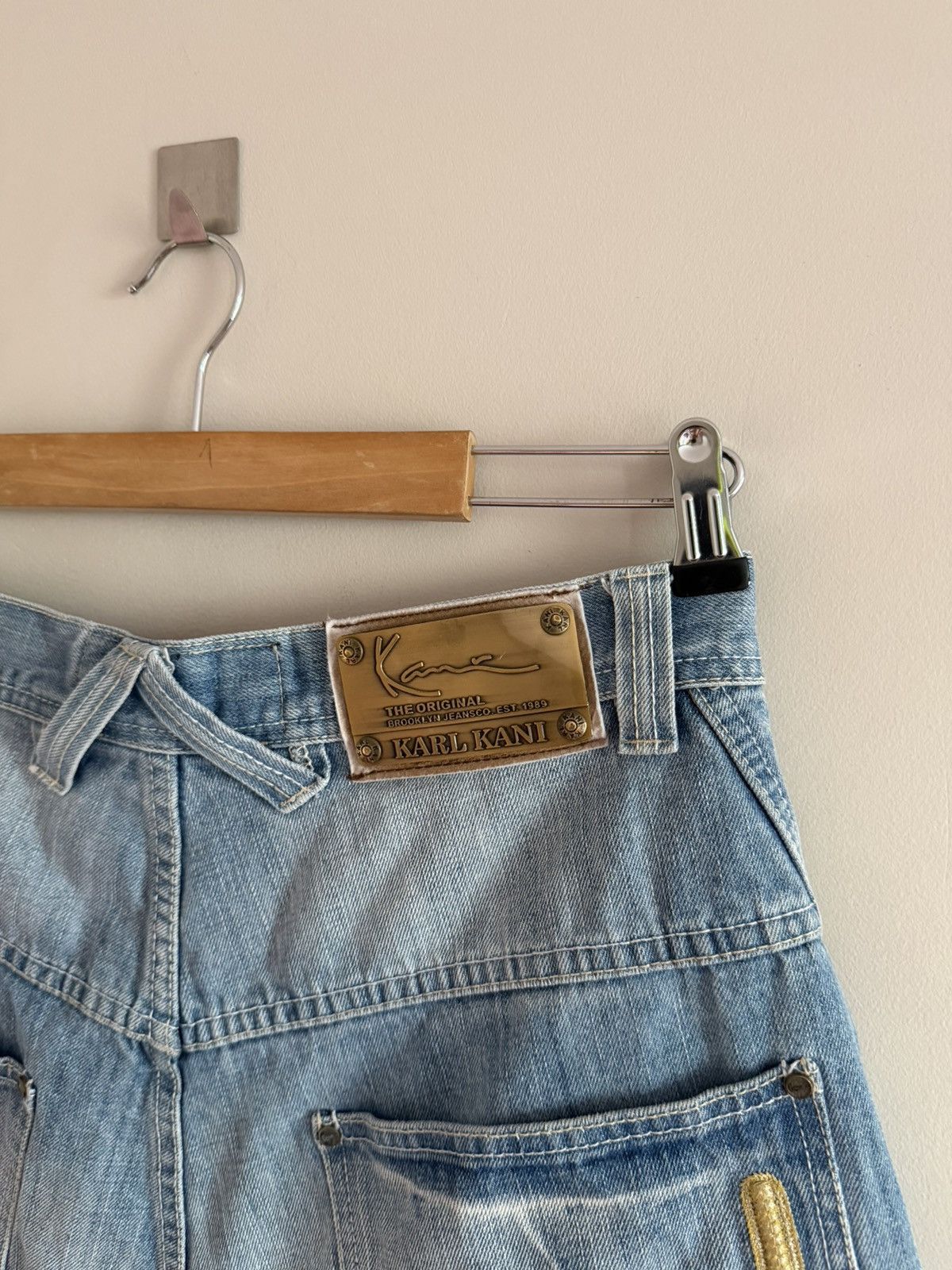 Karl Kani Vintage Karl Kani Baggy Denim Shorts Size US 32 / EU 48 - 2 Thumbnail