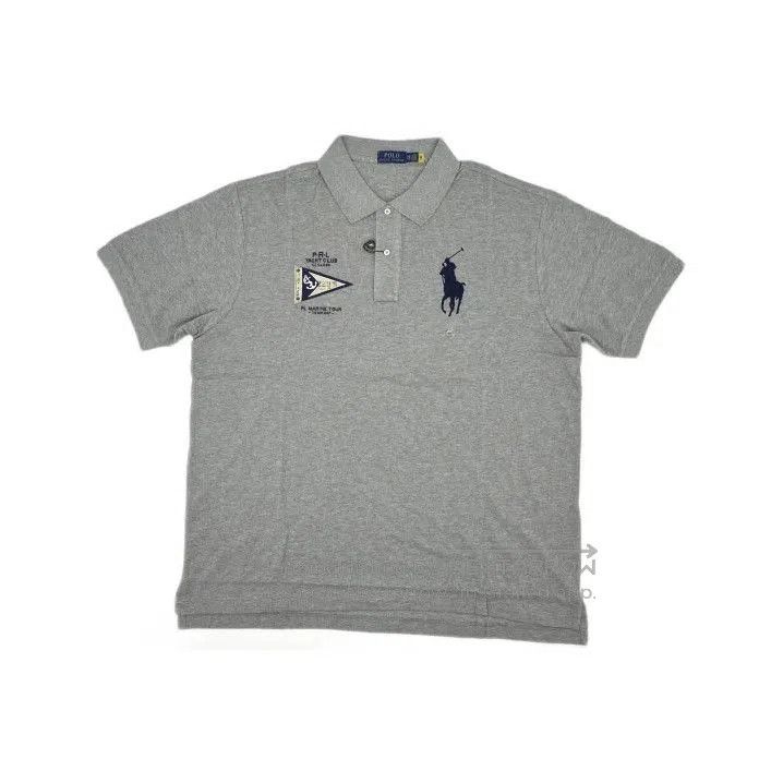 Polo Ralph Lauren Polo Ralph Lauren Gray Short Sleeve Embroidered Polo. Size US XL / EU 56 / 4 - 2 Thumbnail