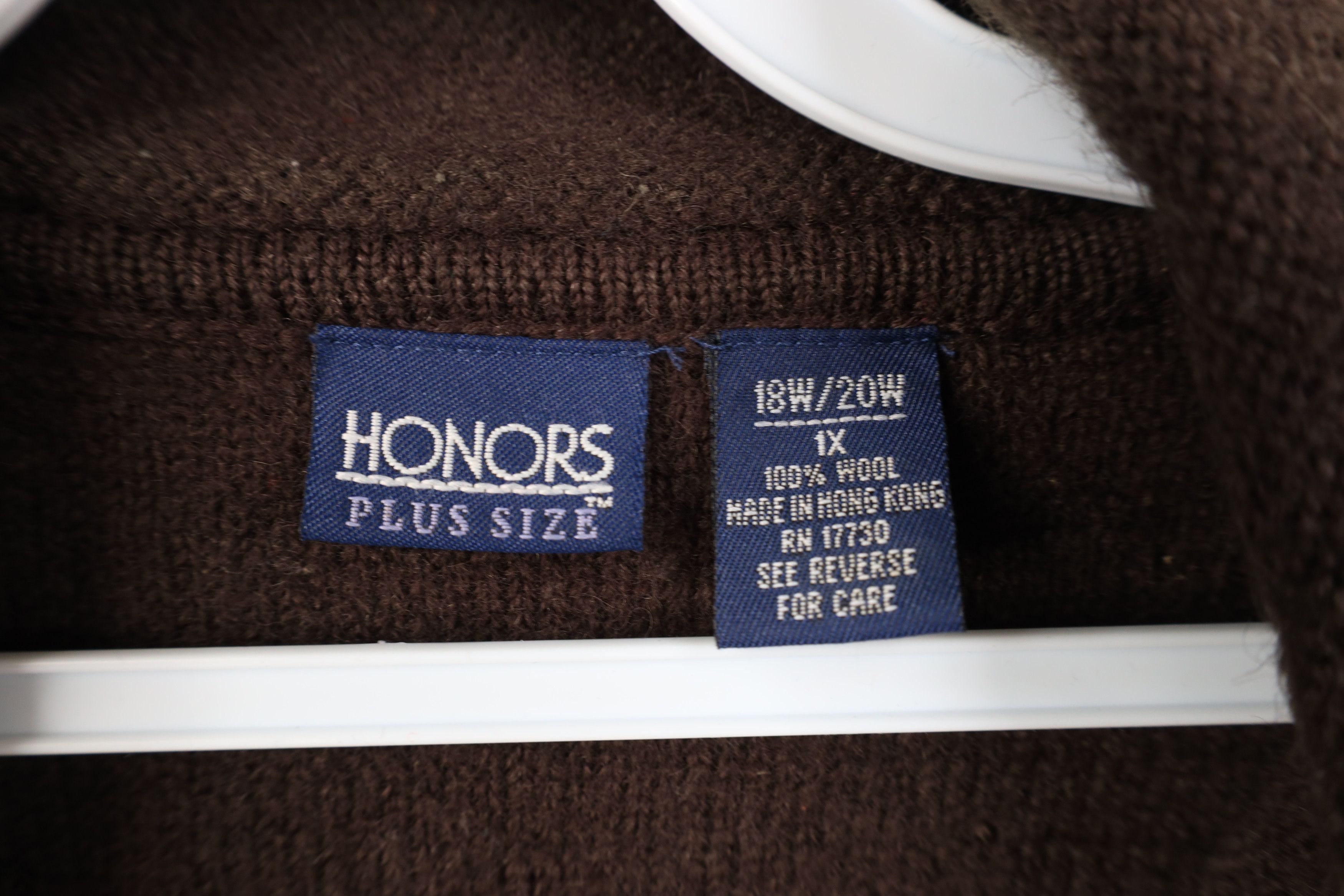 Vintage Vintage 90s Streetwear Knit Full Zip Sweater Jacket Brown Size XL / US 12-14 / IT 48-50 - 7 Thumbnail