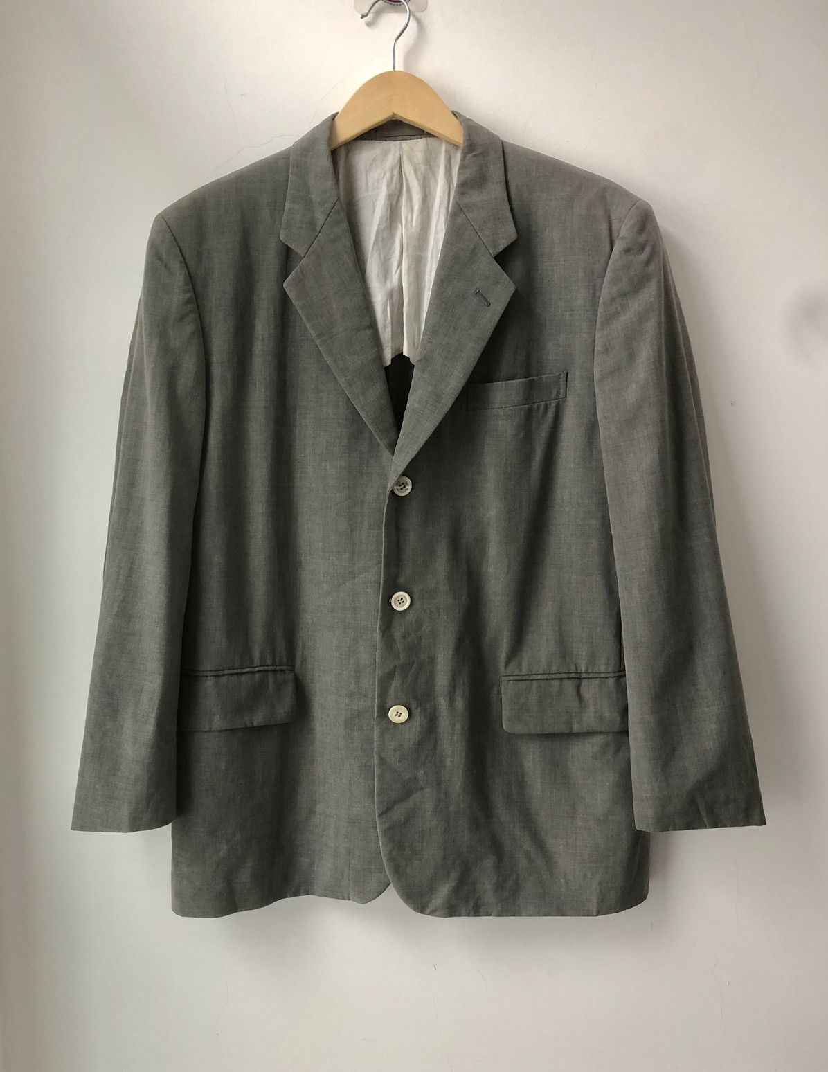 Comme des Garcons × Comme des Garcons Homme × Comme des Garcons Homme Plus Vintage wool blazer Size 44L - 1 Thumbnail