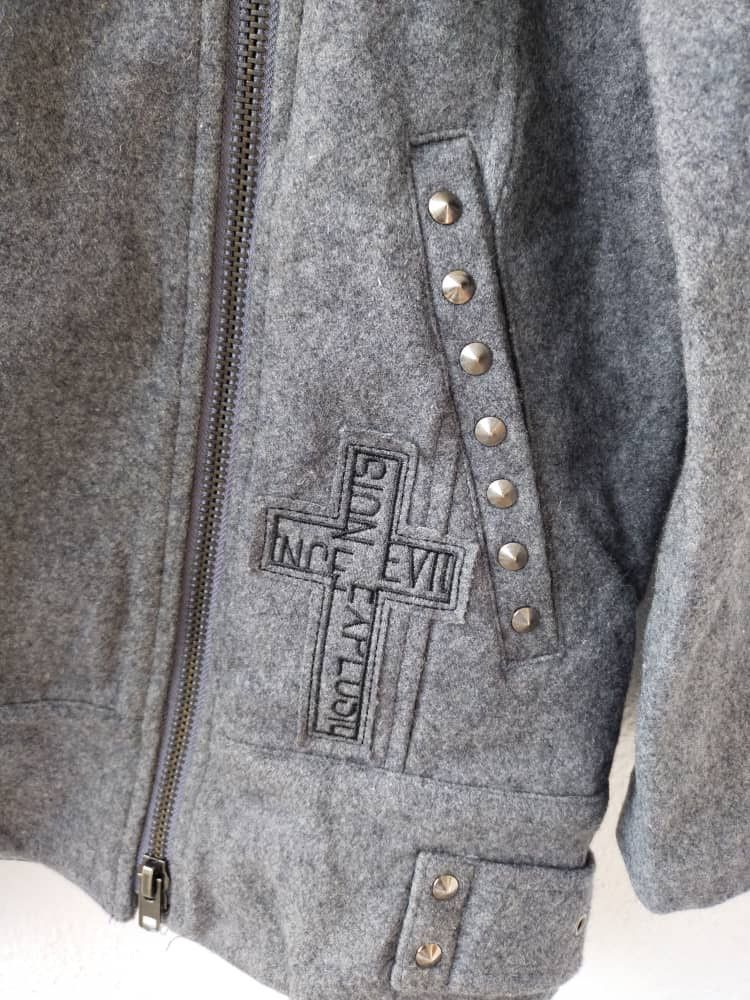 Japanese Brand vtg Wool Double Collar Ghost Of Harlem Wool Jacket Size US M / EU 48-50 / 2 - 3 Thumbnail