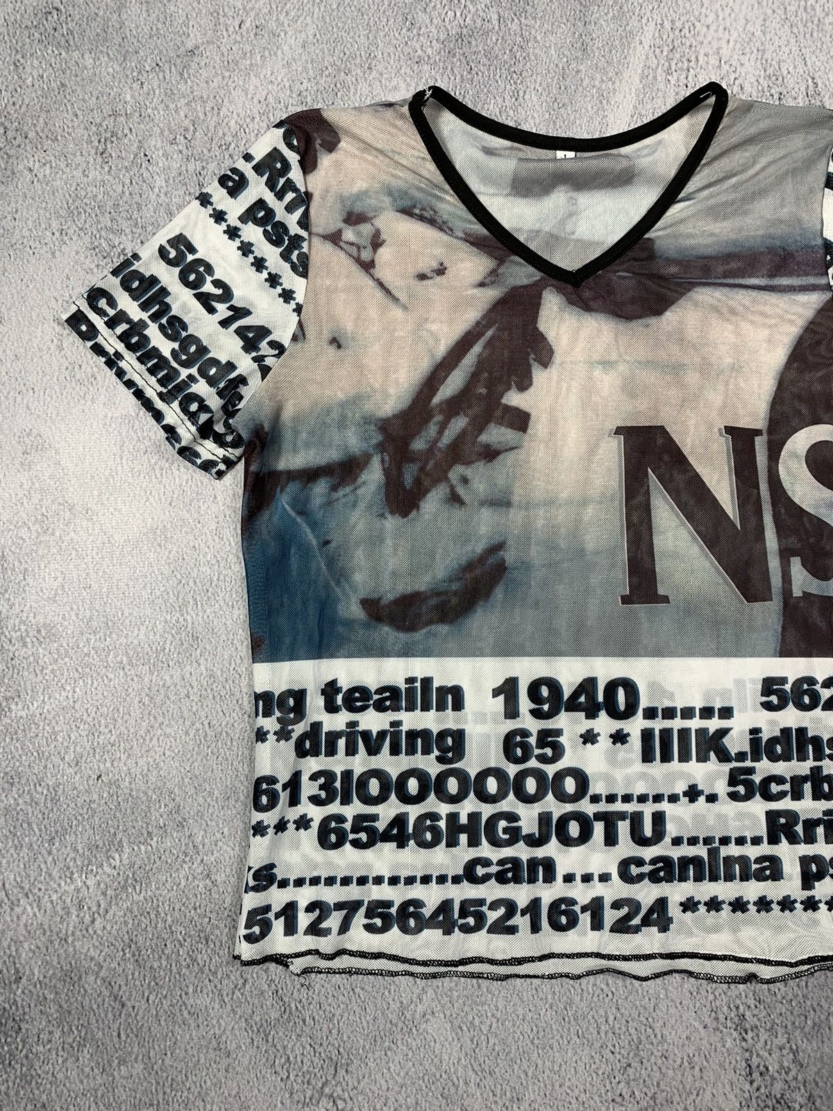 Vintage Vintage Y2K style all over mesh tee Japanese size L Size L / US 10 / IT 46 - 2 Thumbnail