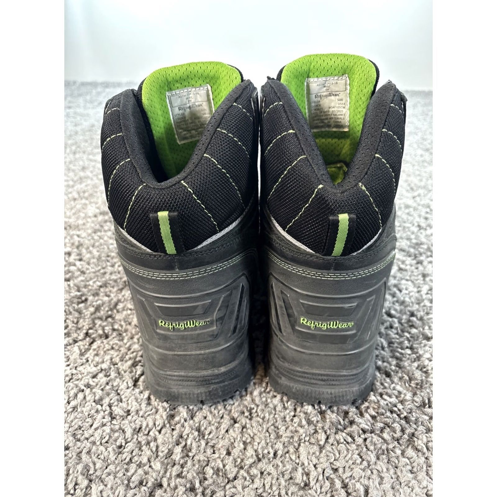 Refrigiwear VINTAGE? No. RefrigiWear Extreme Pac Boot Waterproof Anti-Slip BOA Fit Lacing! Size 14 Black Leather Rubber 14 Men Work & Safety Boots Size US 14 / EU 47 - 3 Thumbnail