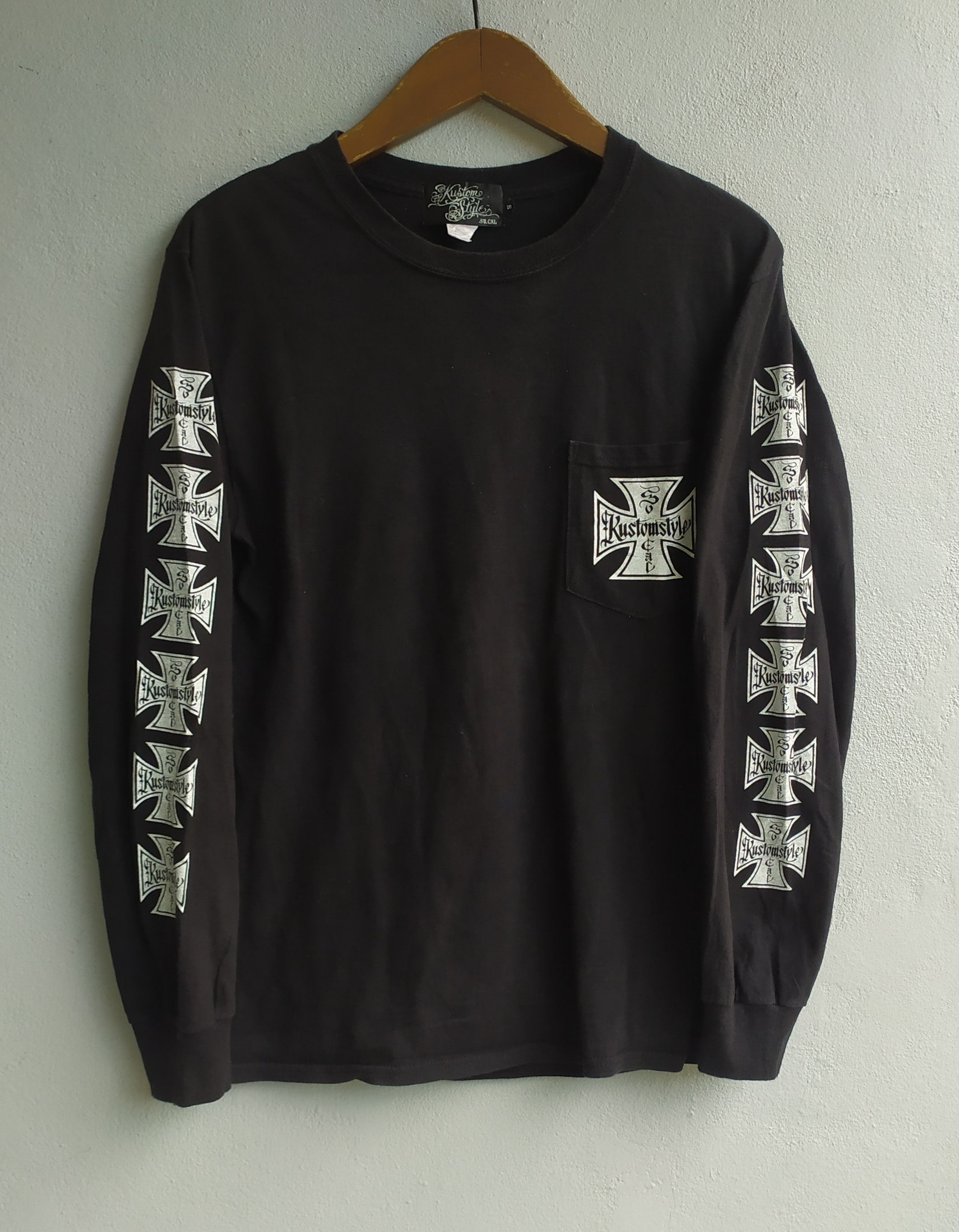 14th Addiction × Beauty Beast × Japanese Brand Kustom Style Japanese Long Sleeve shirt Size US S / EU 44-46 / 1 - 2 Thumbnail