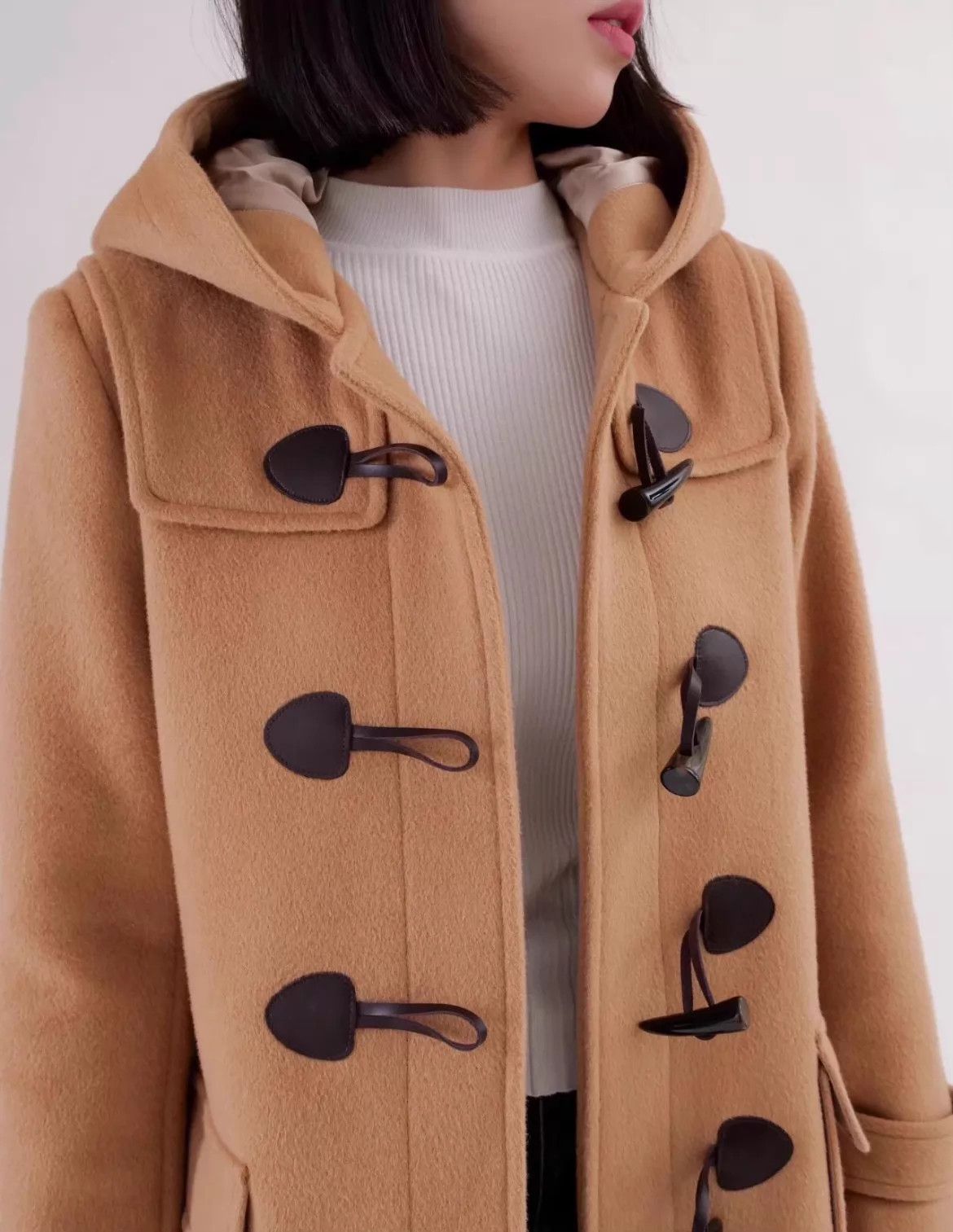 Burberry Burberry Camel Horn Button Coat Size 34 Size XS / US 0-2 / IT 36-38 - 7 Thumbnail