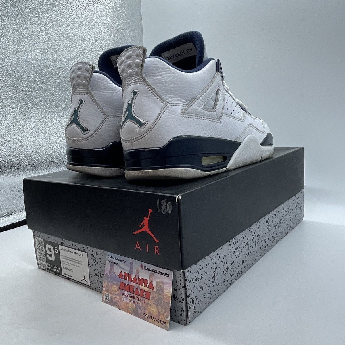 Jordan Brand Air Jordan 4 Columbia Size US 9.5 / EU 42-43 - 5 Thumbnail