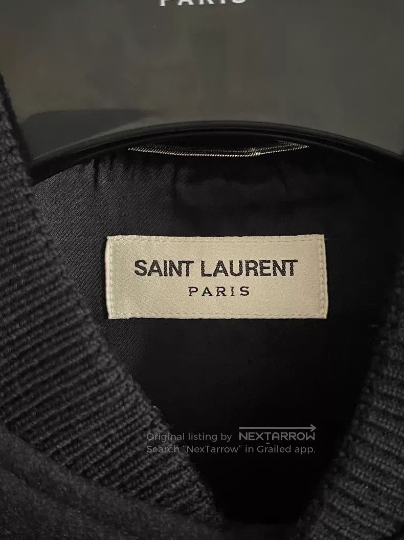Saint Laurent Paris Saint Laurent Paris Solid Black Leather Sleeve Patchwork B Size US S / EU 44-46 / 1 - 3 Thumbnail
