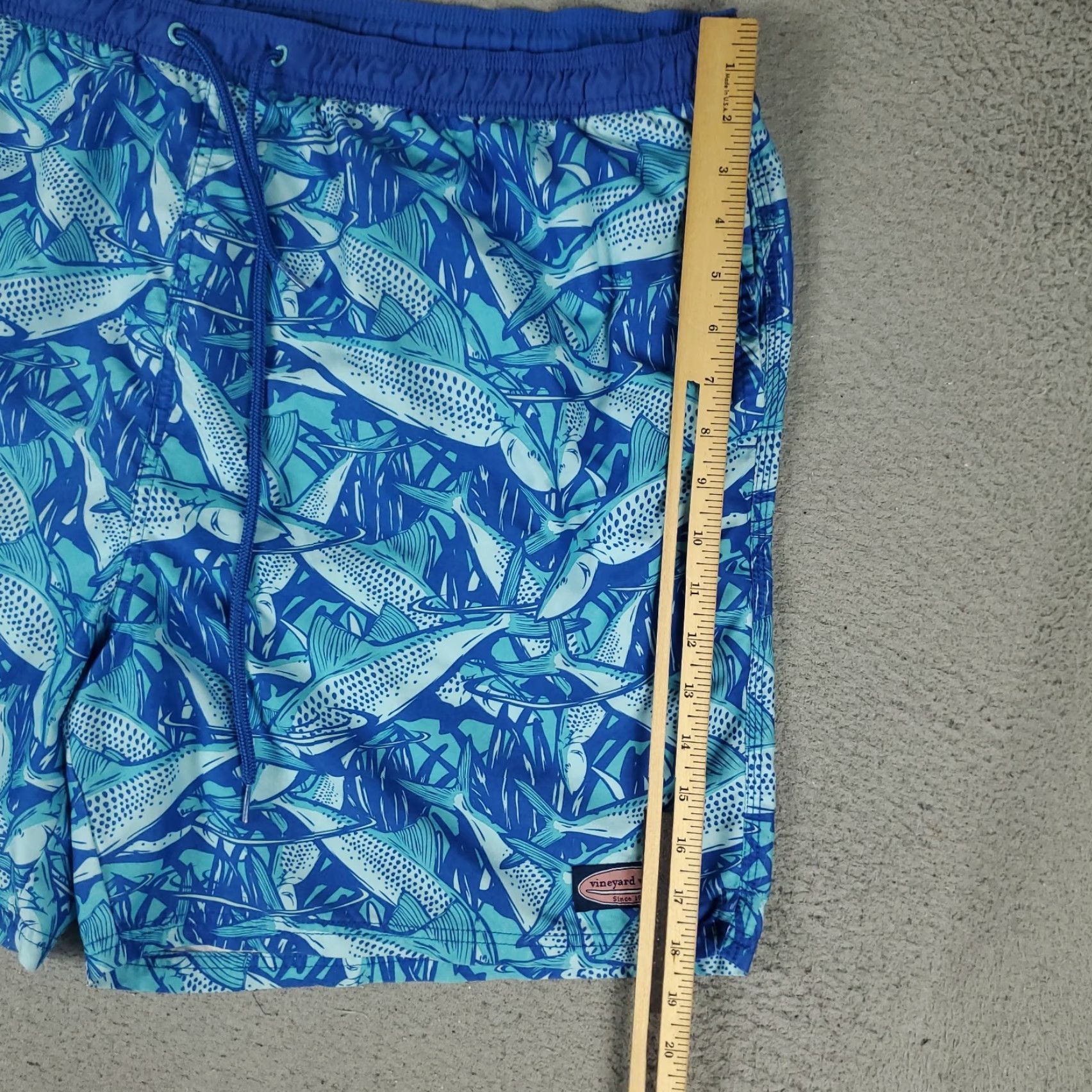 Vineyard Vines Vineyard Vines Shorts Mens 2XL Blue Surf Beach Trunks Bottom Men Size US 39 - 4 Thumbnail