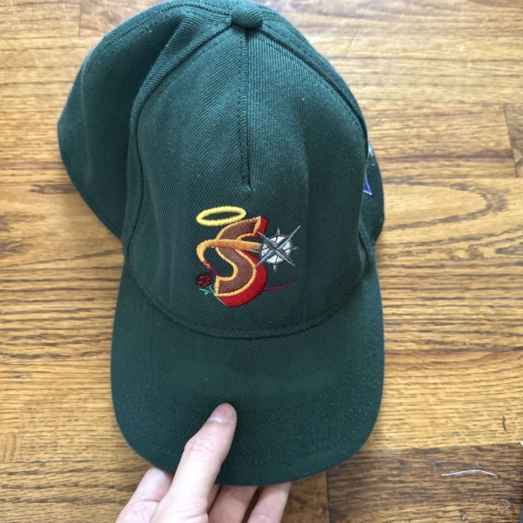 Vintage PHEIT Seattle Snapback Cap Green Men One Size Cap Green Size ONE SIZE - 6 Thumbnail