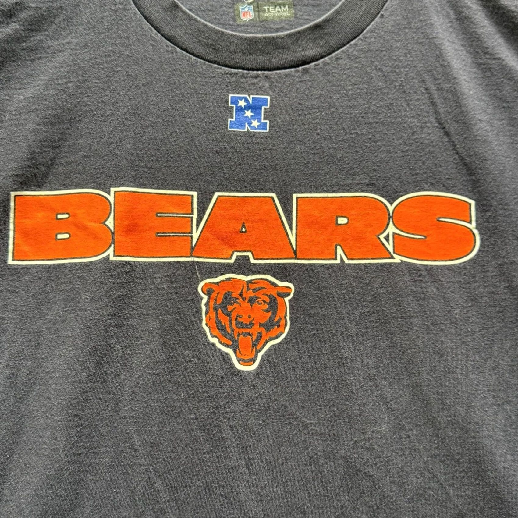 NFL NFL Team Apparel Shirt Mens XL Blue Bears Graphic Tee Tagless Crewneck Size US XL / EU 56 / 4 - 4 Thumbnail