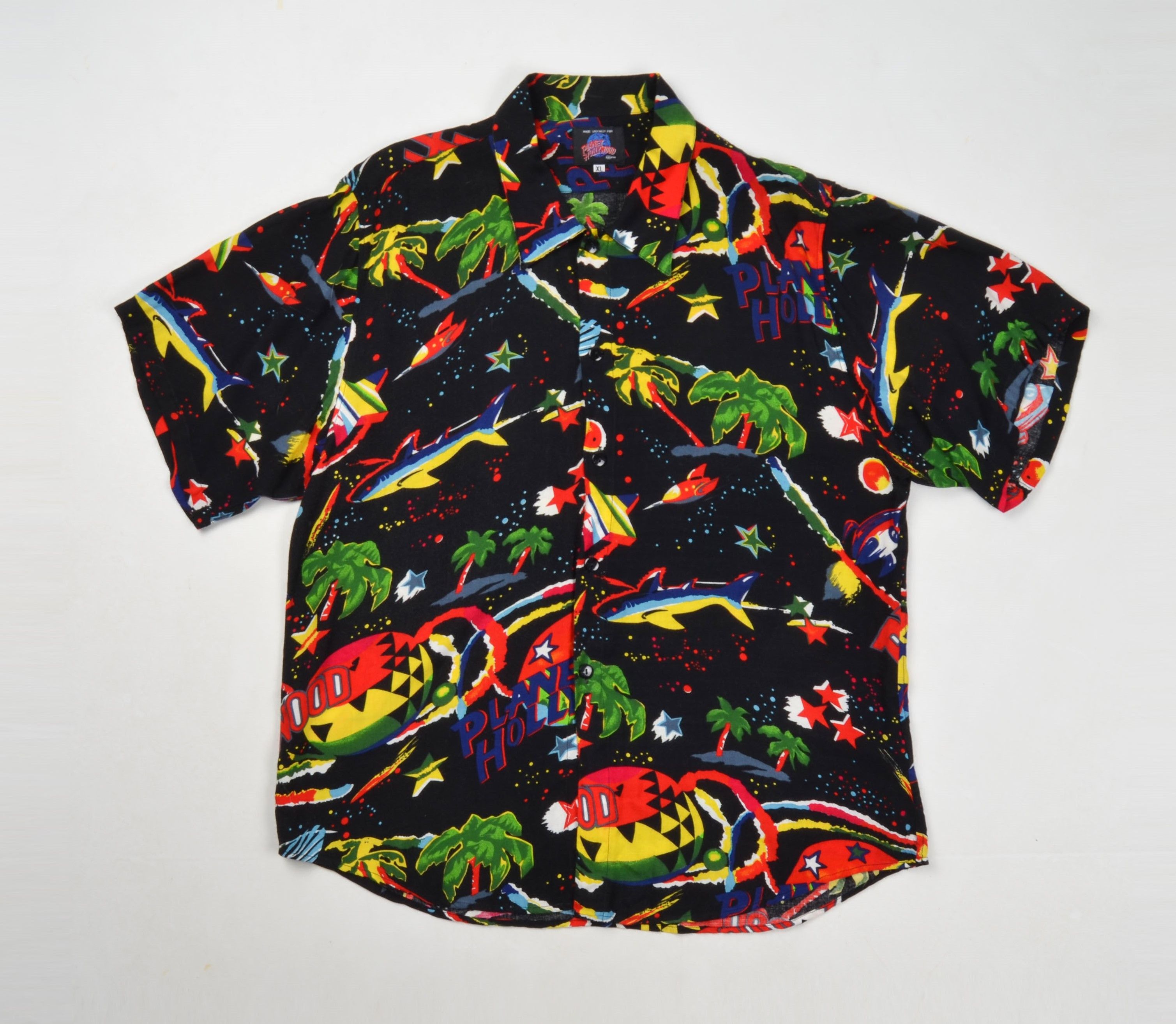 Planet Hollywood Vintage Planet Hollywood 1991 Jams World Space Island Shirt Size US XL / EU 56 / 4 - 1 Thumbnail
