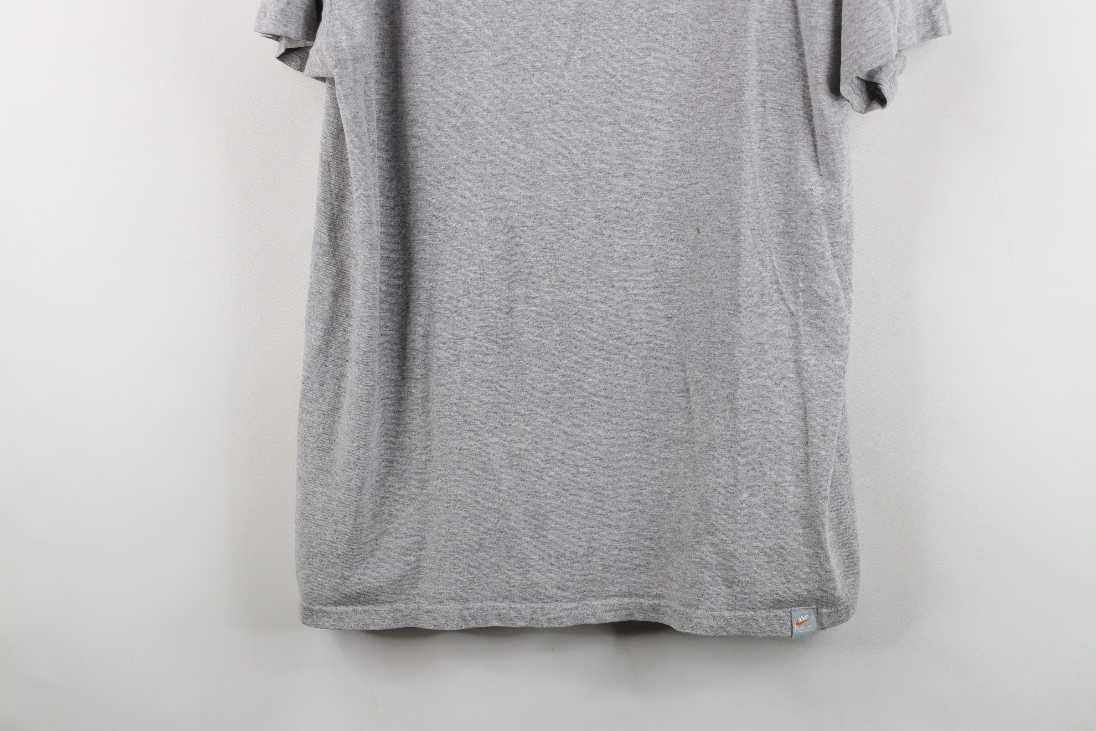 Nike Vintage Y2K Nike Swim Travis Scott Mini Swoosh T-Shirt Gray Size US L / EU 52-54 / 3 - 3 Thumbnail