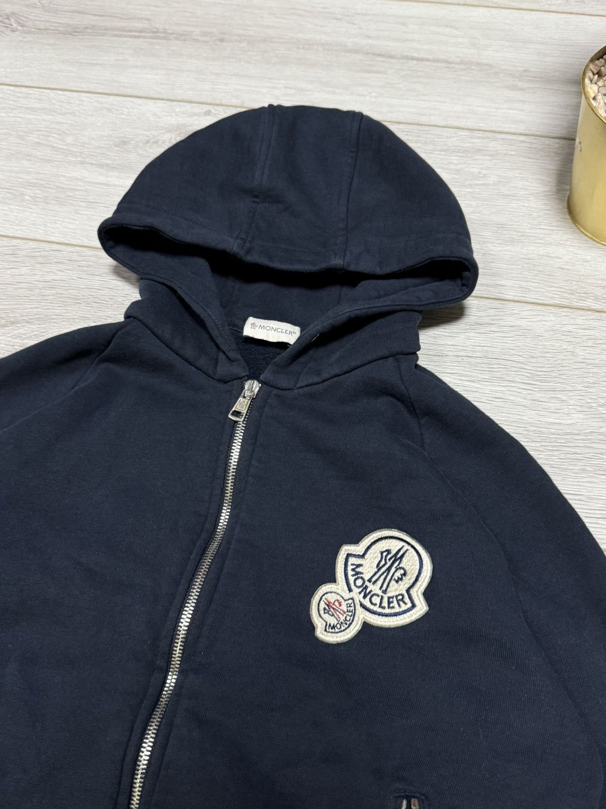 Moncler Moncler double big logo zip hoodie Size US S / EU 44-46 / 1 - 4 Thumbnail