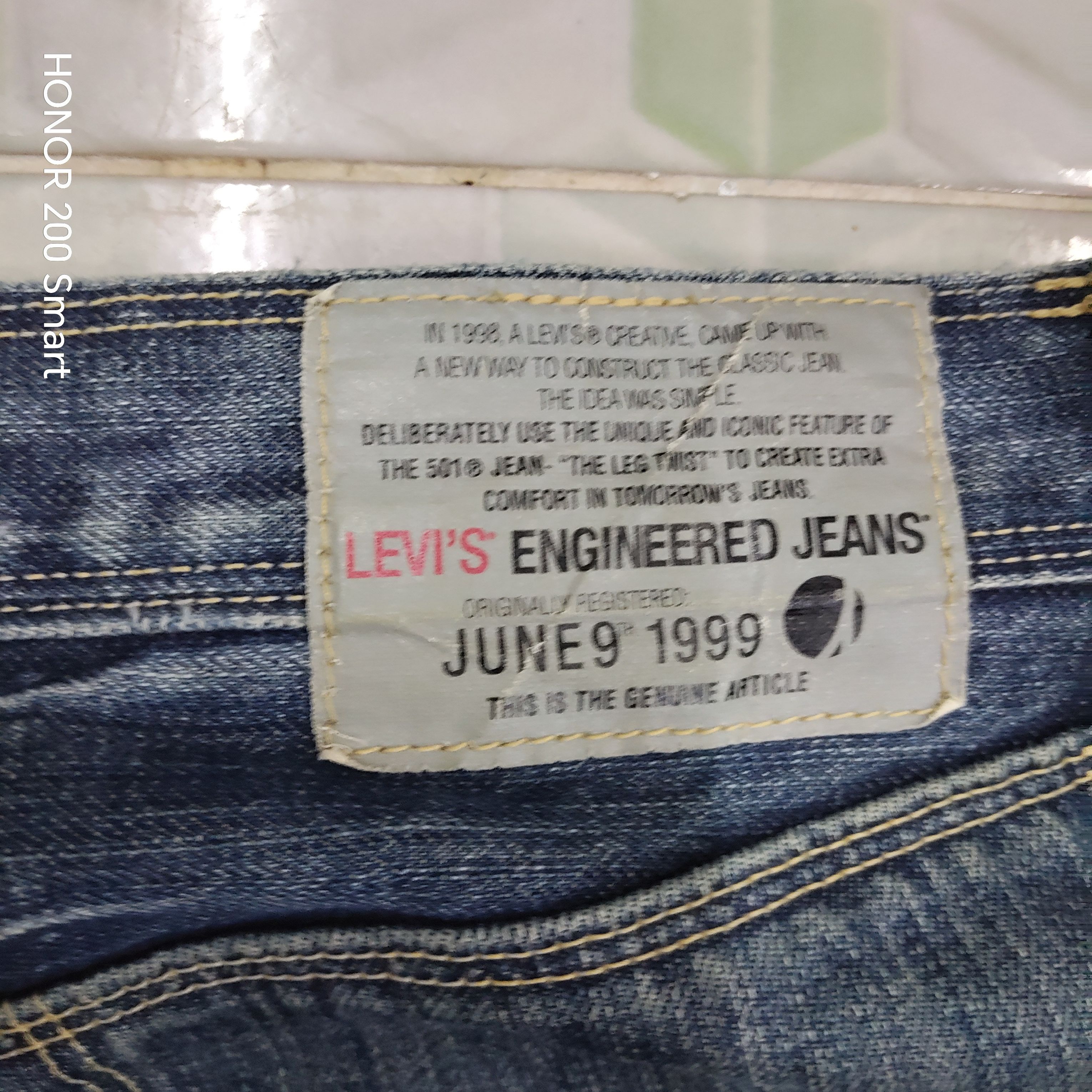 Levi's Vintage Clothing Vintage Levi's Engineered Jeans Size US 31 - 10 Thumbnail