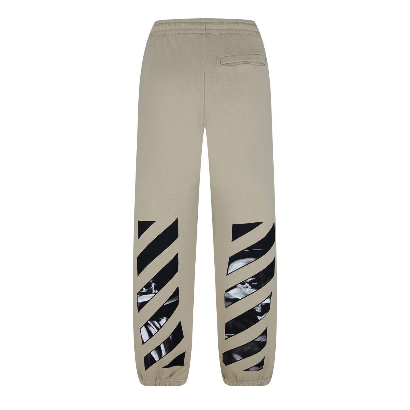 Off-White o1g2r1mq0226 Caravaggio Diagonal Fleece Sweatpants & Joggers Size US 26 / EU 42 - 2 Thumbnail