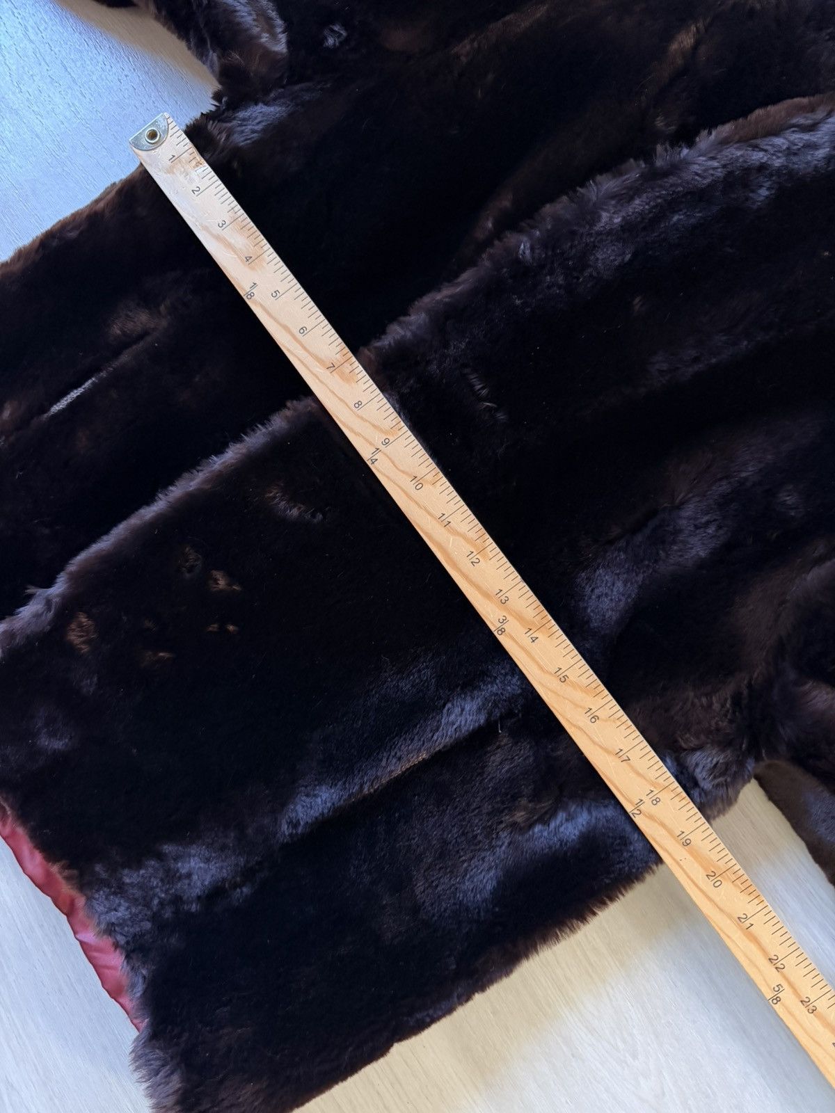Vintage Vintage 50s Nan’s Furs Mouton Fur Coat Short Sz S/M Brown Size S / US 4 / IT 40 - 8 Thumbnail