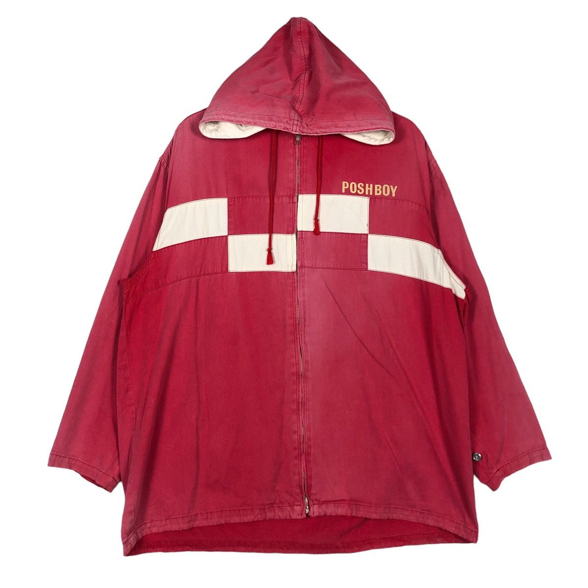 Japanese Brand 🔥Rare Sun Faded Design Poshboy Jacket Big Logo Size US M / EU 48-50 / 2 - 2 Thumbnail