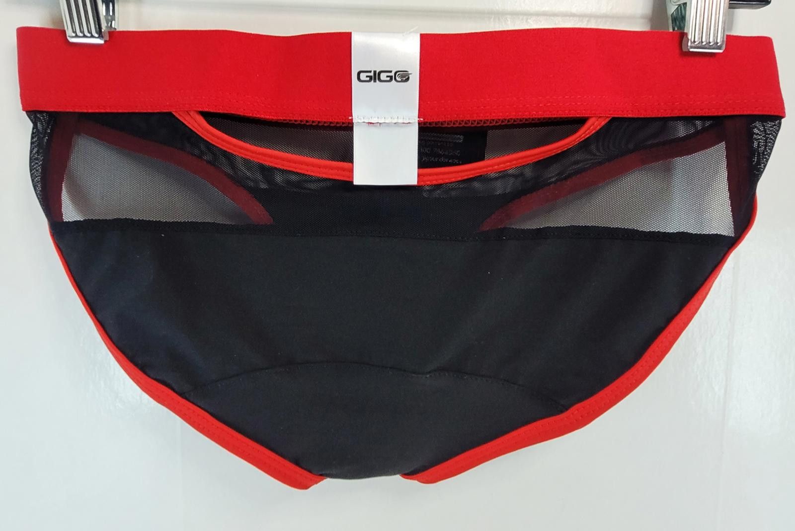 Other GIGO Men’s Medium 28" Mesh Panel Briefs Red & Black – NEW Size 28 - 3 Thumbnail