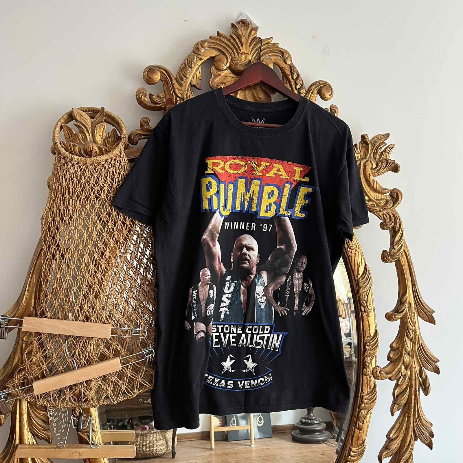 Vintage × WWE WWE Vintage stone cold Steve Austin shirt 1997 Size US XL / EU 56 / 4 - 1 Thumbnail