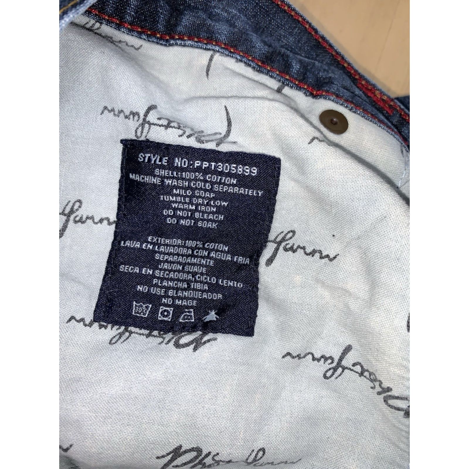 Phat Farm VINTAGE Phat Farm Jeans Mens 36x33 Blue Logo Y2K Grunge Hip Hop Straight Denim 11815 Mens Size US 36 / EU 52 - 4 Thumbnail