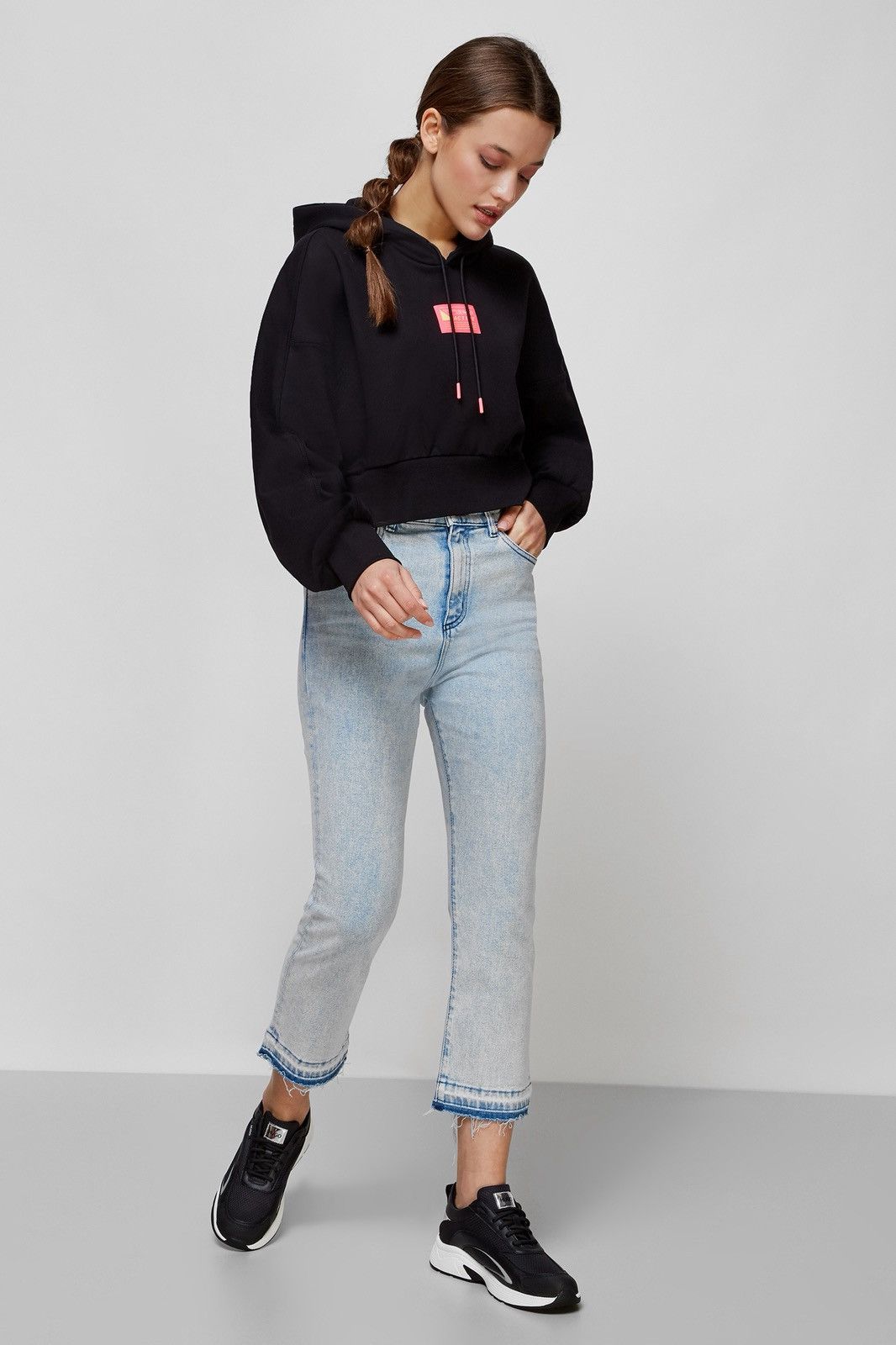 Hugo Boss Hugo boss black hoodie woman sweatshirt with logo Size XS / US 0-2 / IT 36-38 - 5 Thumbnail