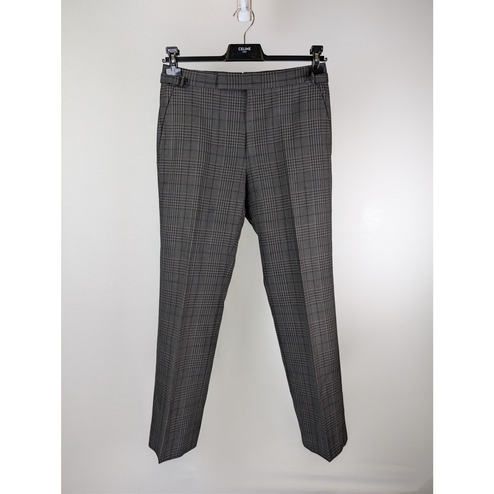 Tom Ford o1rshd1 CC20 Checked Casual Pants in Grey Size US 42 / EU 58 - 8 Thumbnail