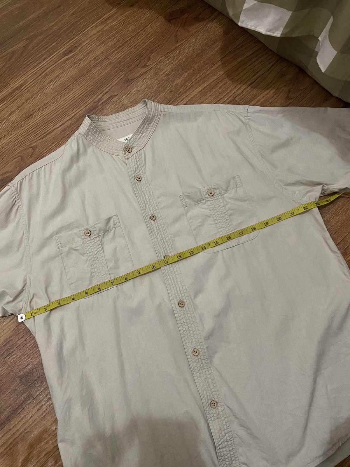 Japanese Brand × Yohji Yamamoto Y’sacsny ‘Yohji Yamamoto’ collar shanghai shirt Size US L / EU 52-54 / 3 - 7 Thumbnail