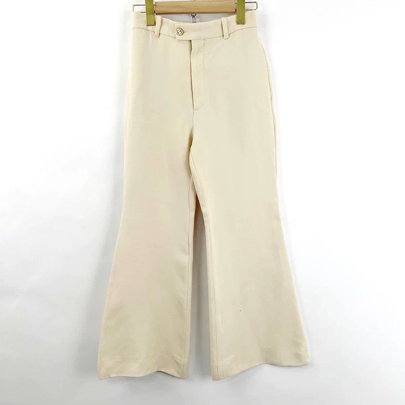 Gucci Gucci Beige flared suit pants 2504-Nextarrow Size 24" / US 00 / IT 34 - 1 Thumbnail