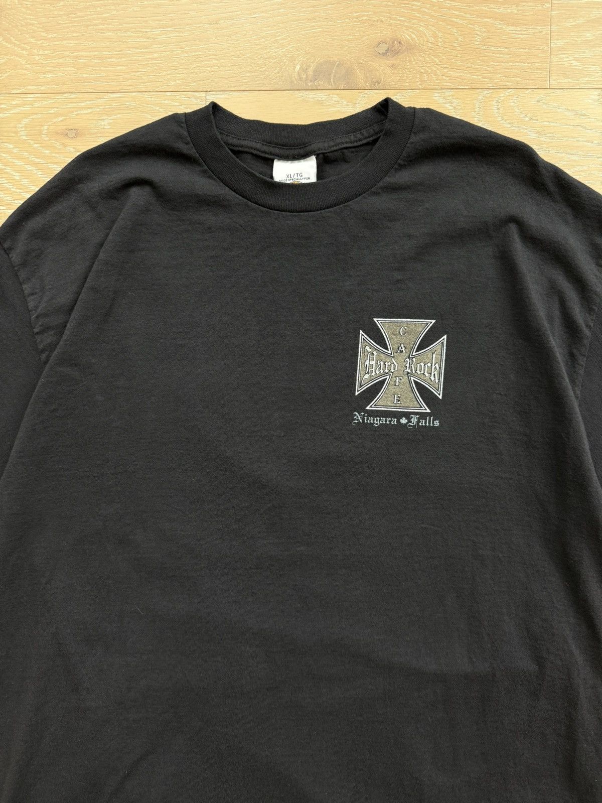 Hard Rock Cafe Vintage Y2K Hard Rock Niagara Falls 1971 West Coast Chopper Size US XL / EU 56 / 4 - 4 Thumbnail