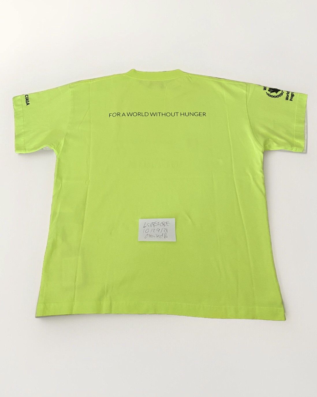 Balenciaga Balenciaga FW22 WFP Vintage Tee Neon Sun Medium Size US M / EU 48-50 / 2 - 2 Thumbnail
