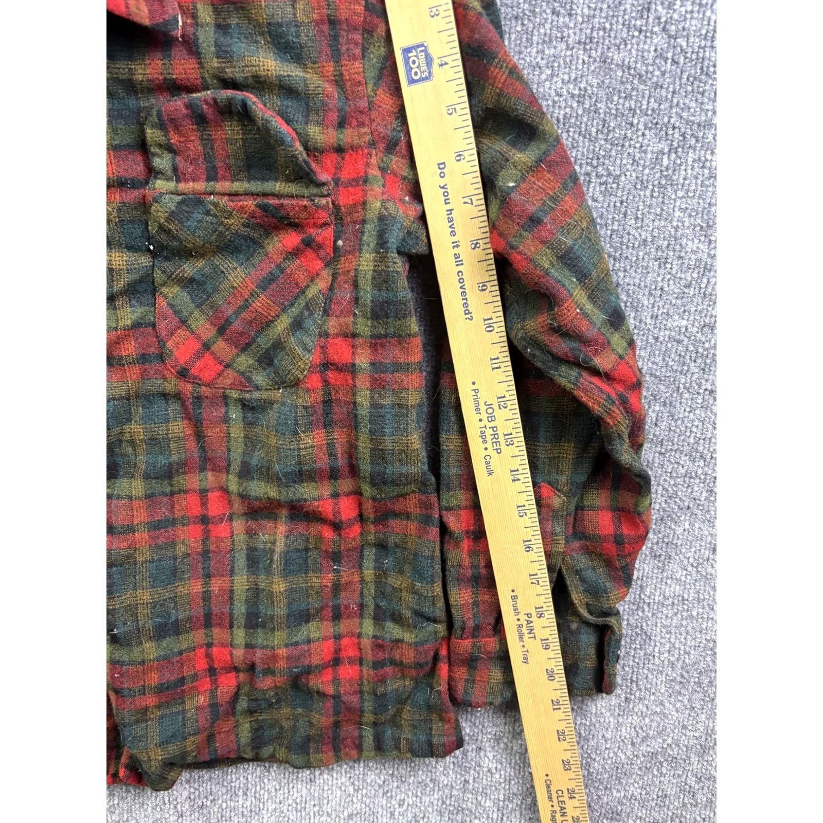 Pendleton VINTAGE Pendleton Shirt Mens XL Red Plaid Wool Lined Button Outdoor Jacket Size US XL / EU 56 / 4 - 4 Thumbnail
