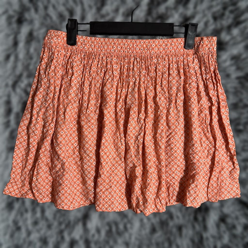 American Eagle Outfitters American Eagle Skirt Small Floral Boho Peasant Flowy Cottagecore Tier 2010s Size 28" / US 6 / IT 42 - 1 Thumbnail