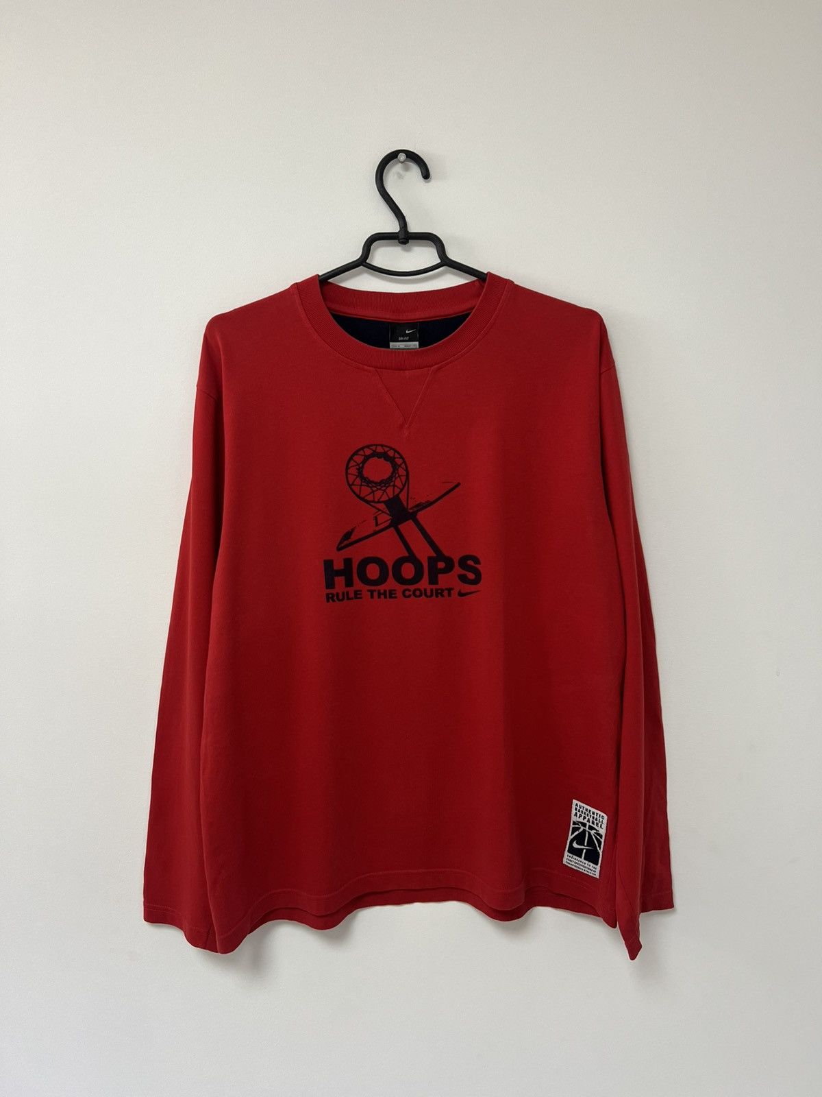 NBA Vintage 90s Nike Basketball Longsleeve Nba Streetball 5 on 5 Size US M / EU 48-50 / 2 - 3 Thumbnail