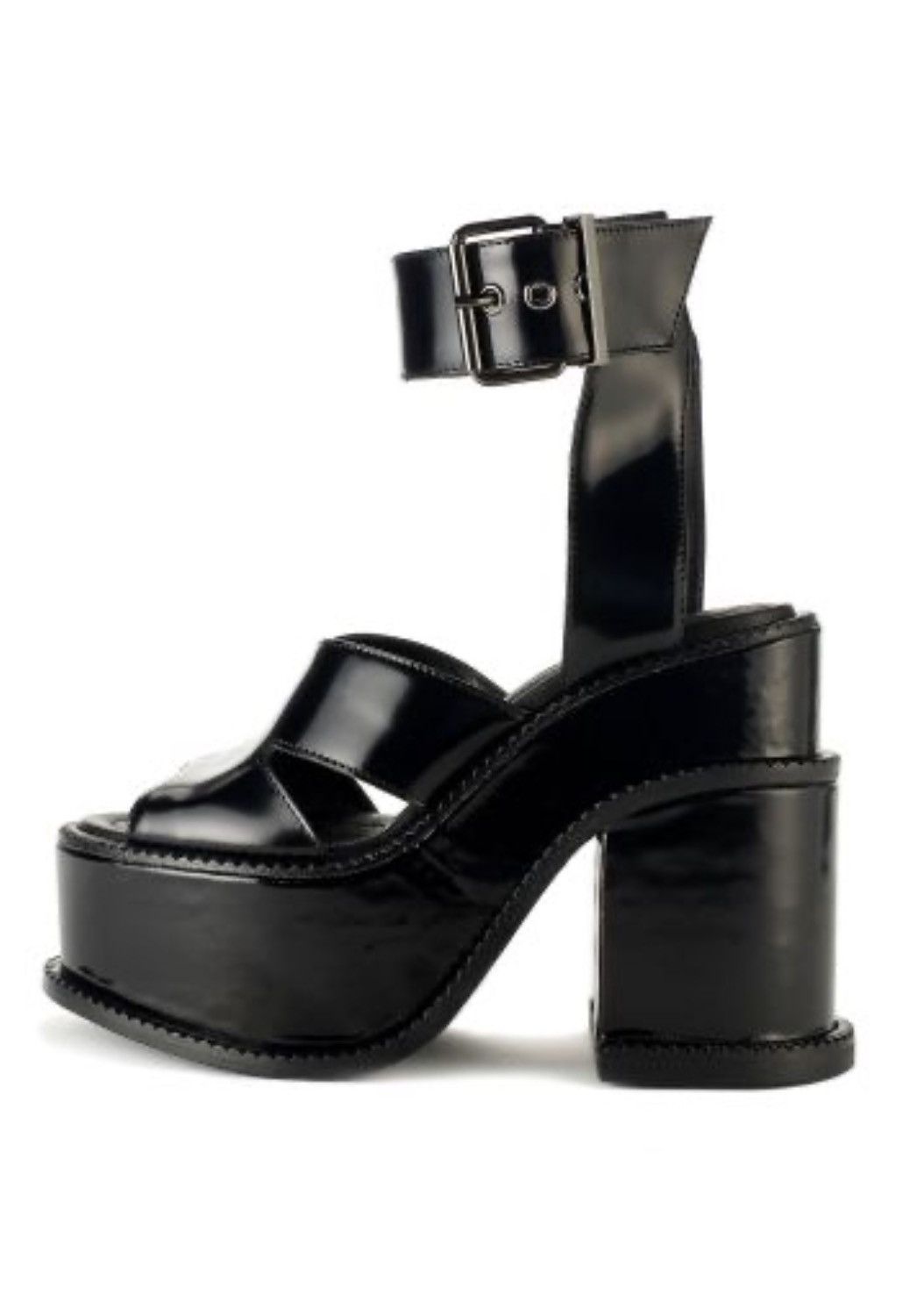 Vivienne Westwood Vivienne Westwood Black Patent Leather Platform Heels Size US 10 / IT 40 - 1 Thumbnail