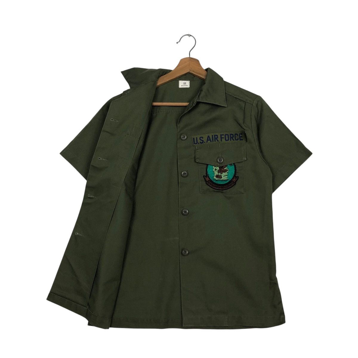 Vintage 📌Vintage OG-507 Shirt Jacket Military US Air Force Size US M / EU 48-50 / 2 - 12 Thumbnail